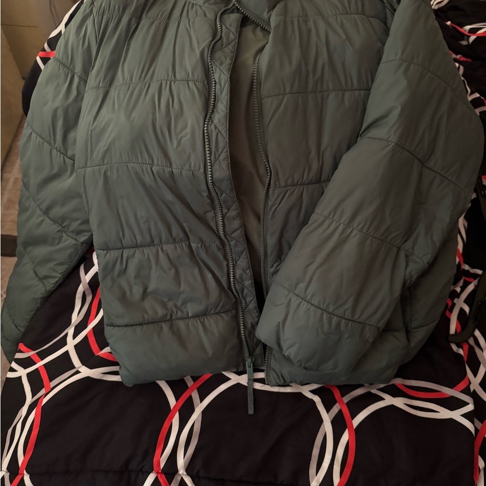 GAP Factory Olive Puffer Coat